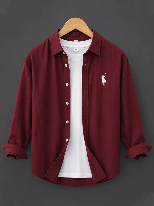 Polo Casual ko'ylak — erkin fason, yengil nafas oluvchi mato